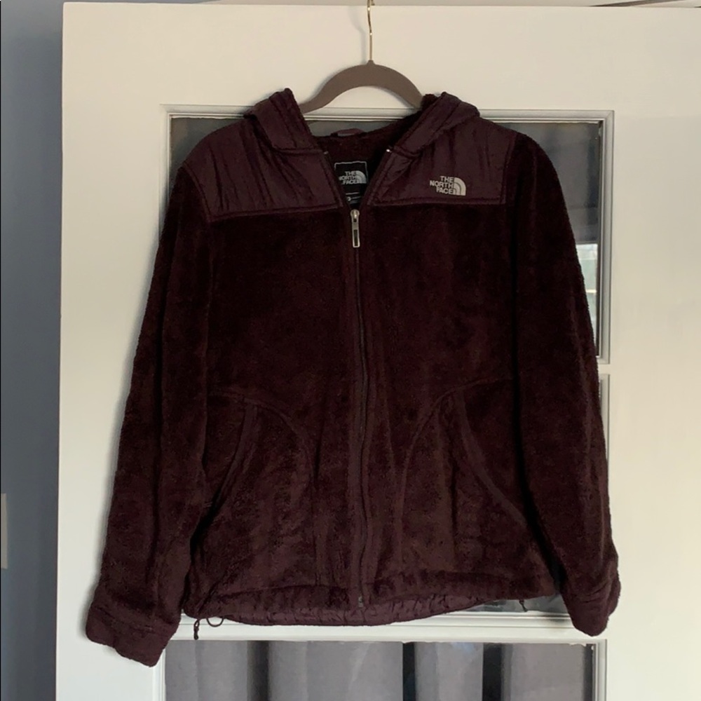 Women’s Sz M Hooded North Face Fleece